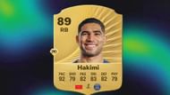 Achraf Hakimi is among the fastest RB in the game (image using EA Sports)
