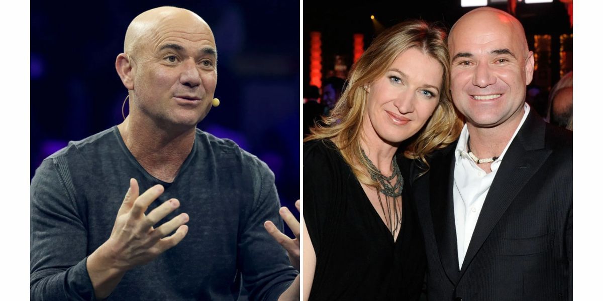 Andre Agassi with his wife Steffi Graf (Image Source: Getty)