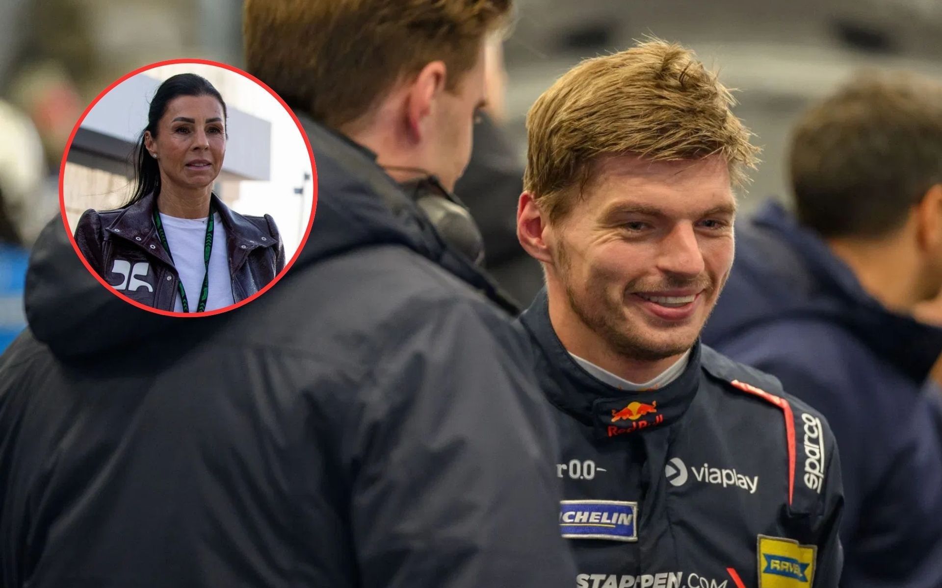 Sophie Kumpen and Max Verstappen