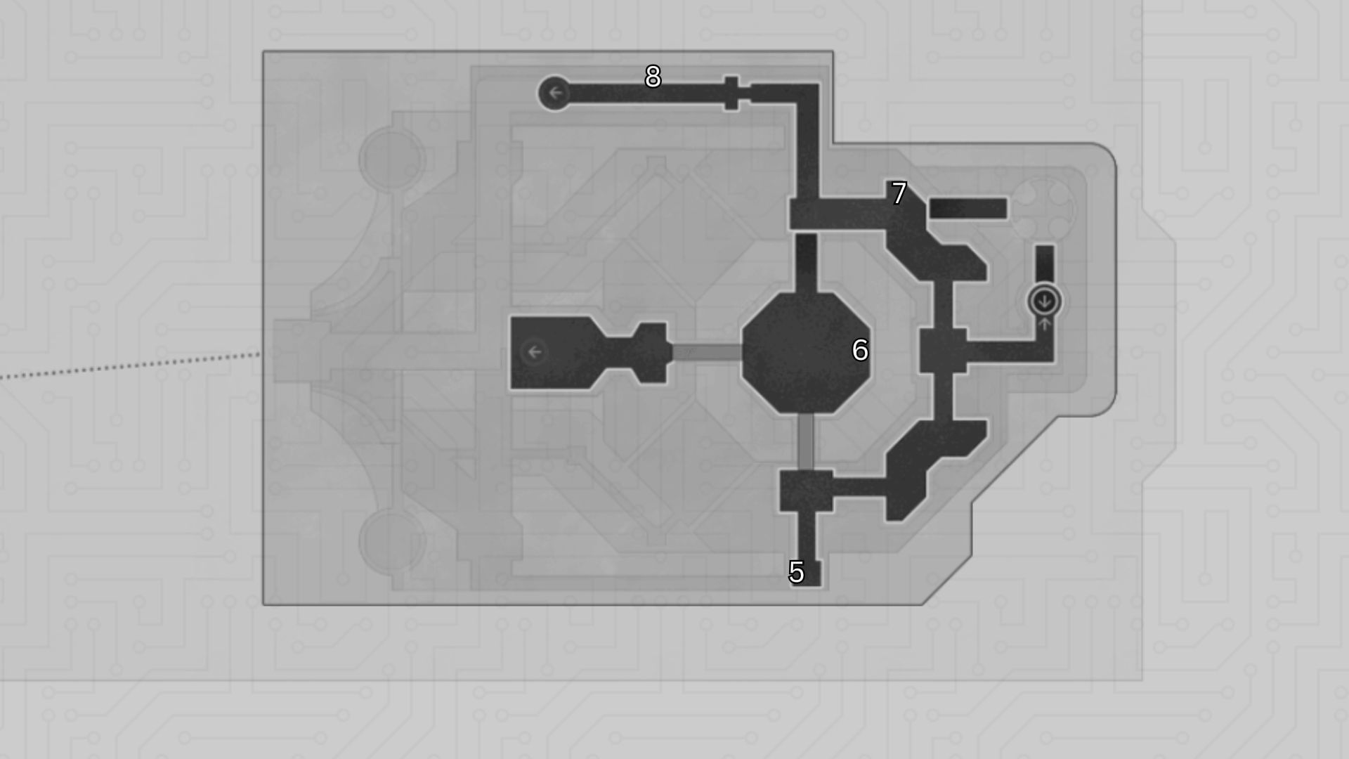 Universal Matrix Great Tomb of the Nameless Titan treasure chest 4, 6, 7, 8 locations (Image via HoYoverse)