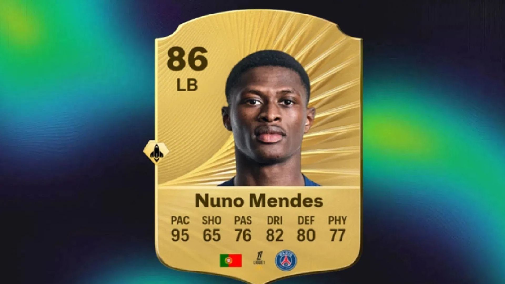Nuno Mendes is one of the best fullbacks in the game (Image via EA Sports)
