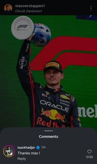 Credit: Max Verstappen on Instagram.