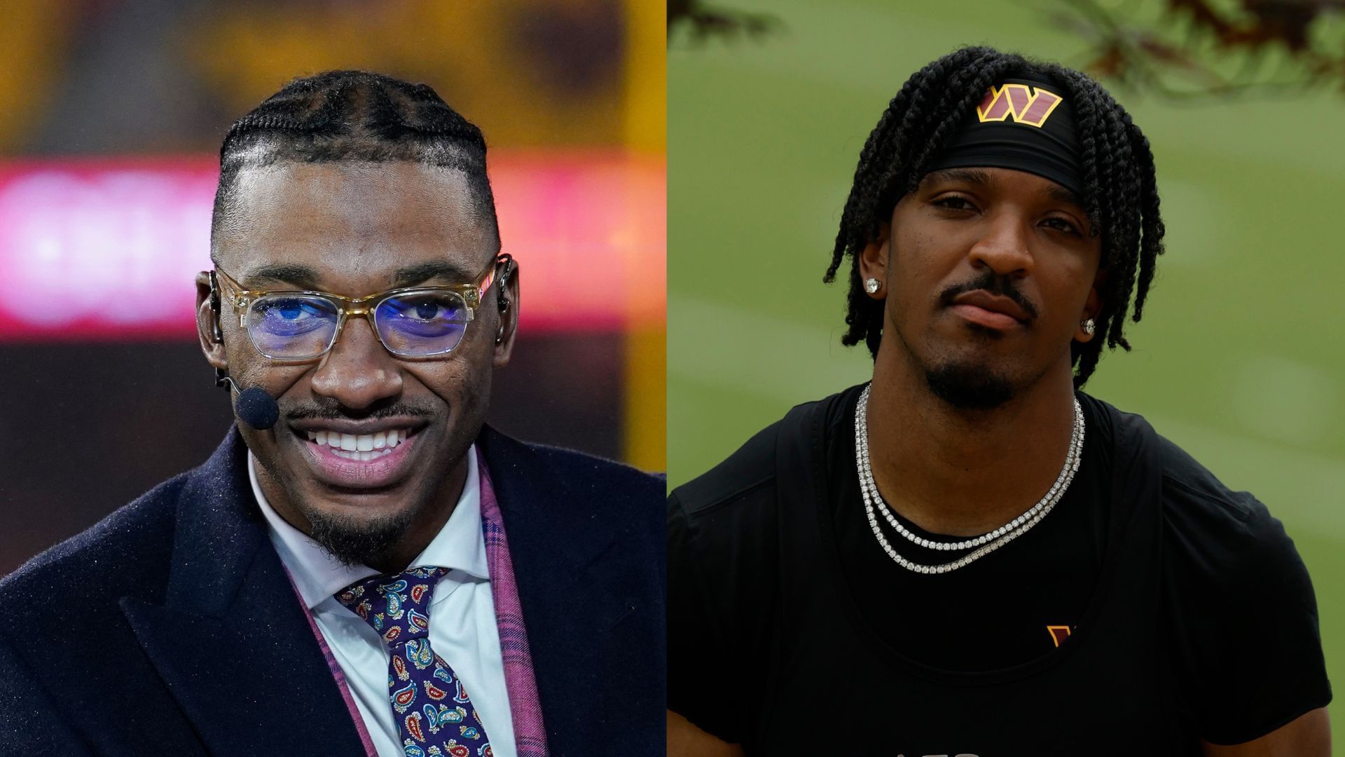 Robert Griffin III  x Jayden Daniels Collage