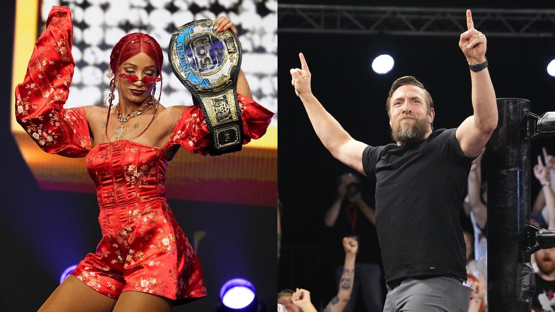 Bryan Danielson and Mercedes Mon&eacute; both made a name for themselves in WWE and AEW [Photos: allelitewrestling.com]