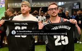 "Full time job for both soon," "What is this? The Ultimate Friends Championship" - Fans react to Justin Gaethje and Michael Chandler's golf linkup