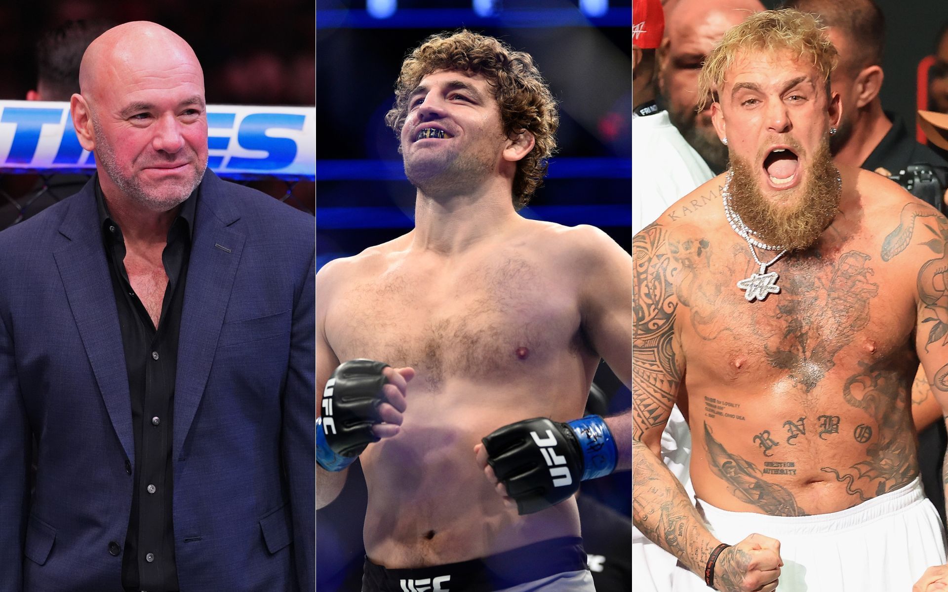 Dana White (left) donated to Ben Askren