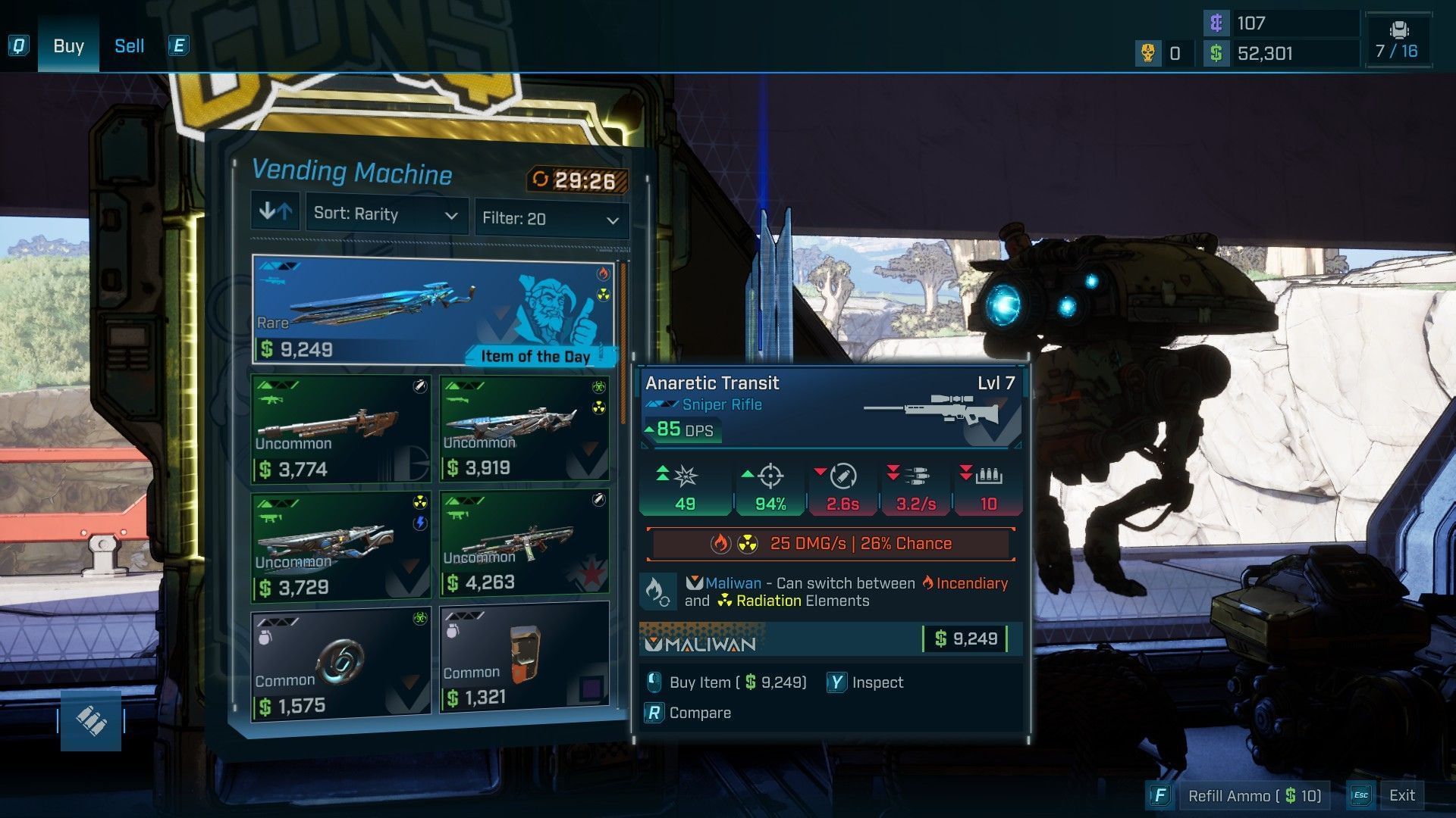 Vending Machines are a great alternative for new weapons (Image via 2K Games)