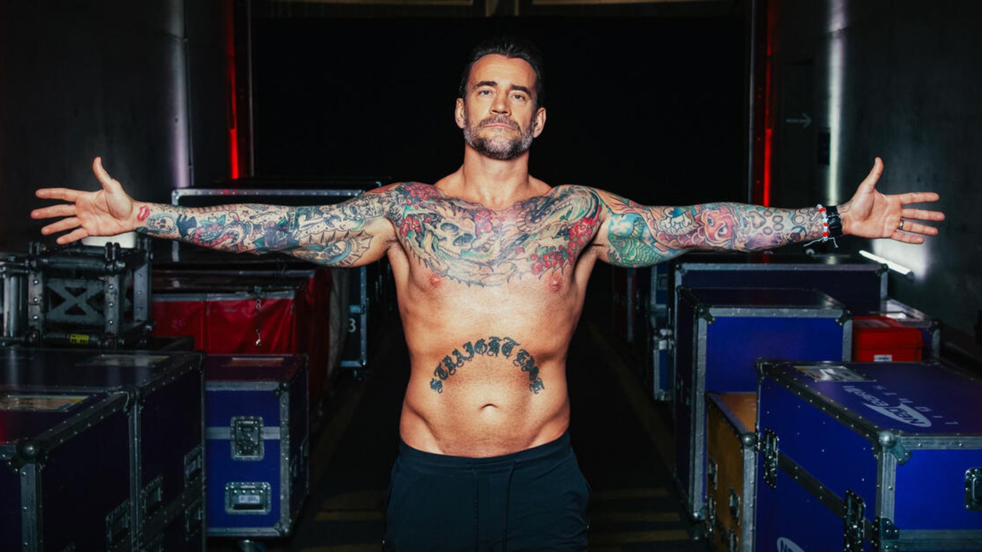 CM Punk backstage [Image Credits: WWE.com]