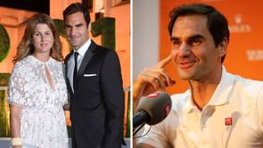 "I refuse to leave the bed with my wife" - When Roger Federer revealed one unbreakable rule he & wife Mirka had during traveling with their twin kids