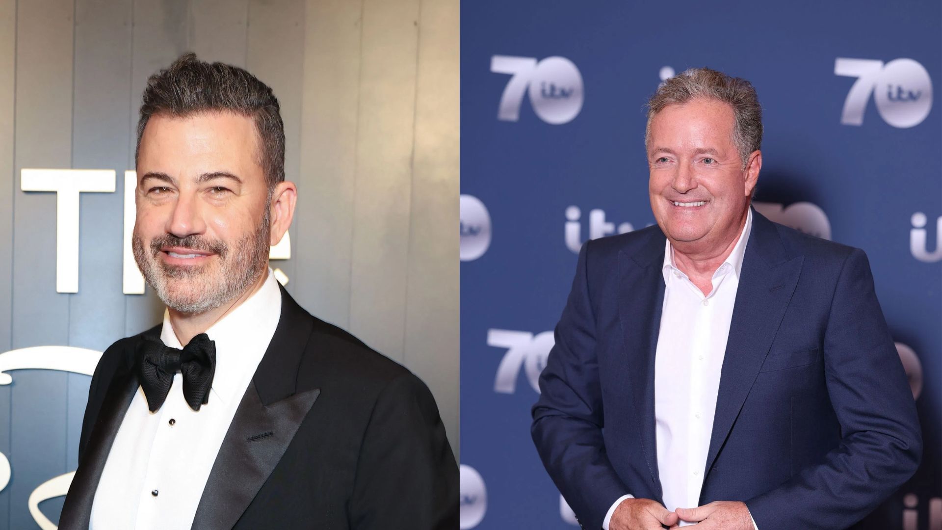 Jimmy Kimmel, Piers Morgan (Images via Getty)