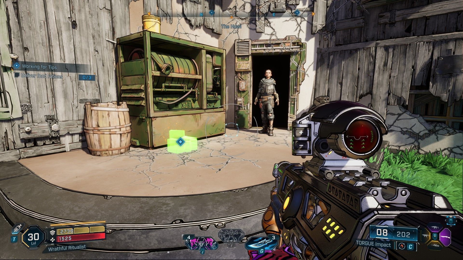 You&#039;ll need to deliver the rations across three nearby locations (Image via 2K)