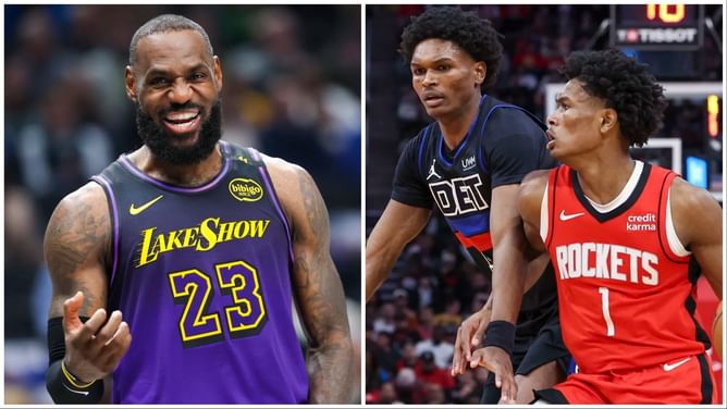 "We wrote 69 all over the bed" - Ausar and Amen Thompson reveal manifesting one thing to get LeBron James' physical trait