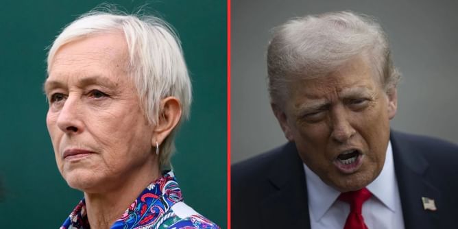 "Intimidation & pure lunacy" - Martina Navratilova makes big accusation against Donald Trump after US President's shock $15 billion move