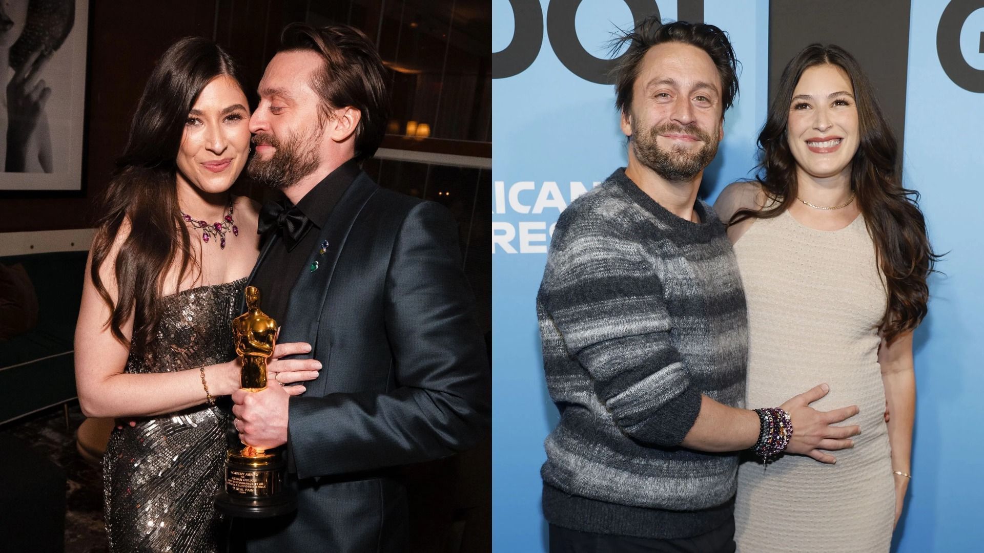 Kieran Culkin and his wife Jazz Charton (Image via Getty)