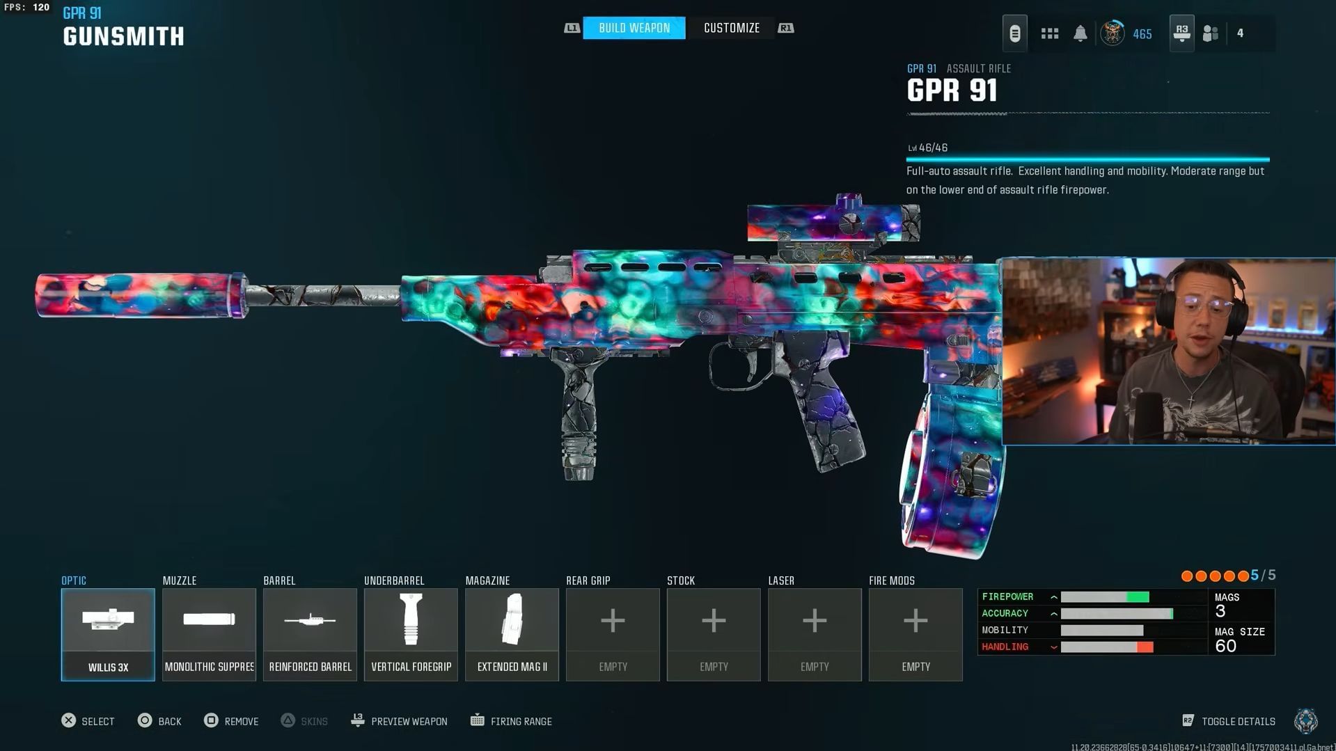 GPR 91 Warzone meta loadout (Image via Activision and YouTube/WhosImmortal)