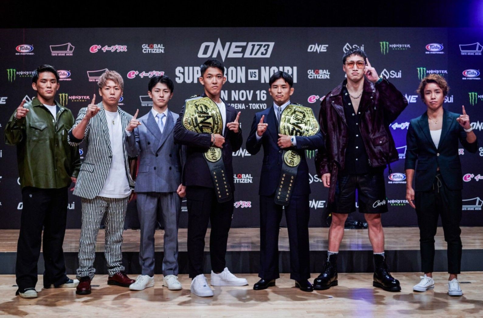 Japanese fighters seeing action at ONE 173 in November. -- Photo by ONE Championship