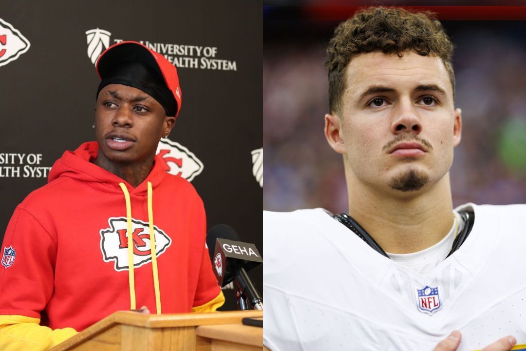 Xavier Worthy or Ladd McConkey