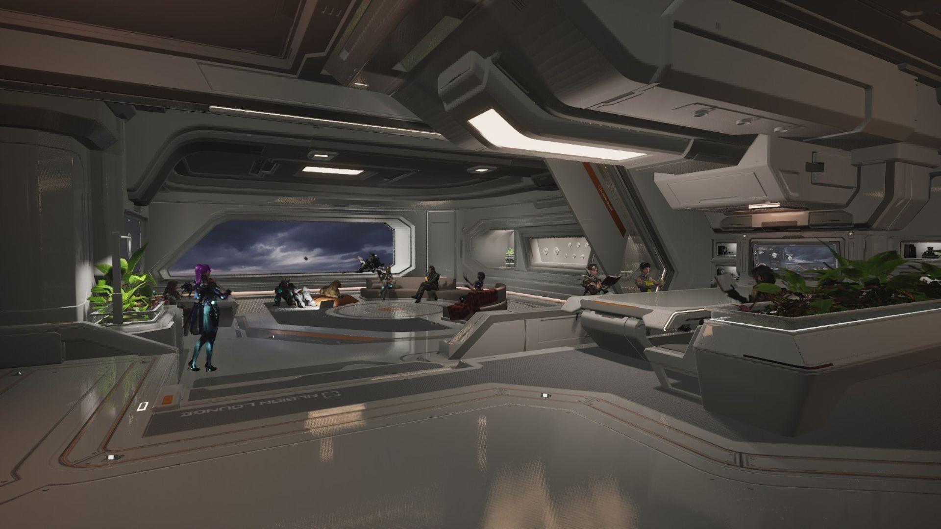 The Lounge allows you to display all your cosmetic items (Image via Nexon)