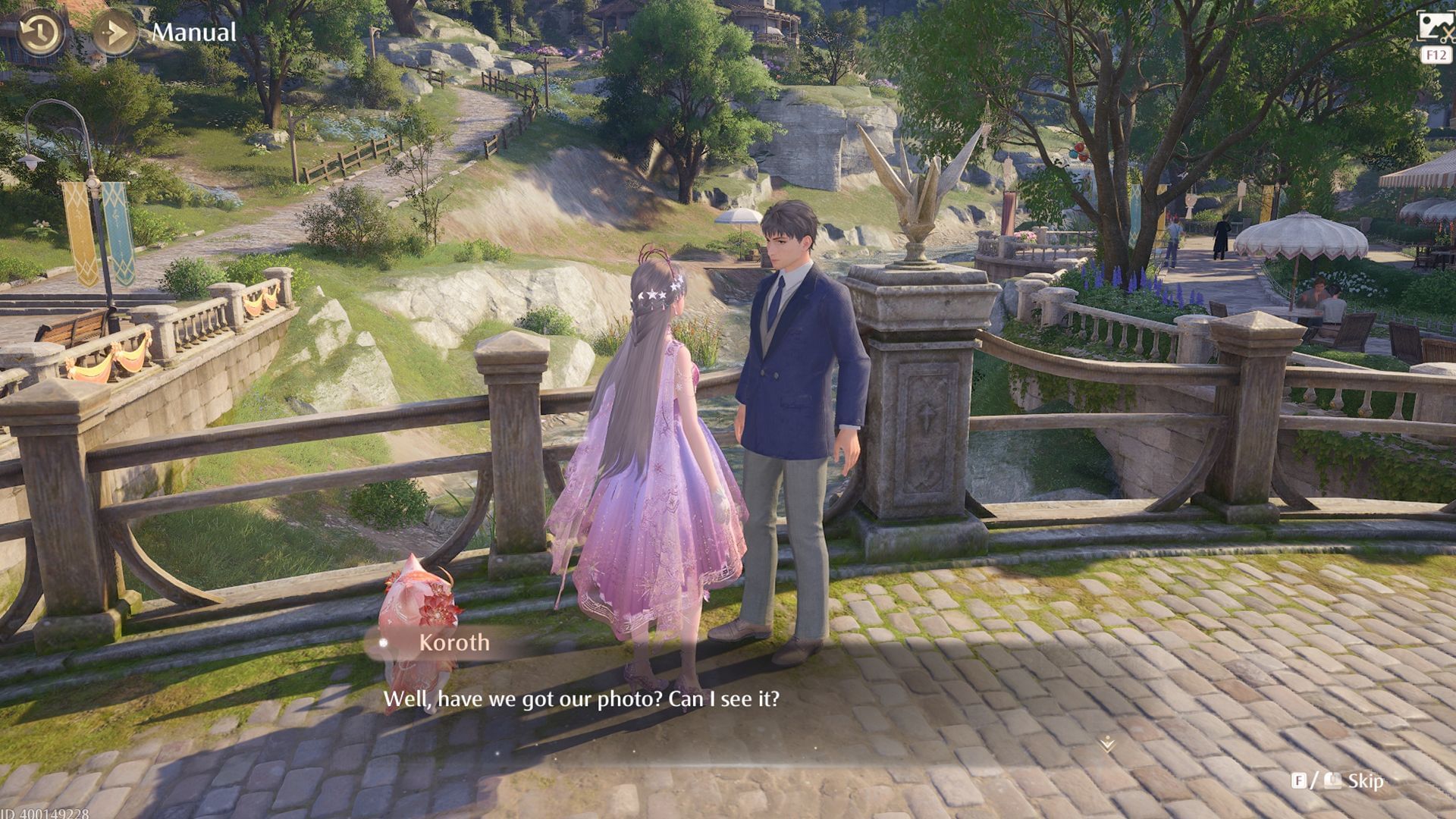 Speak to Koroth and give him the photograph (Image via Sportskeeda Gaming/Infold Games)