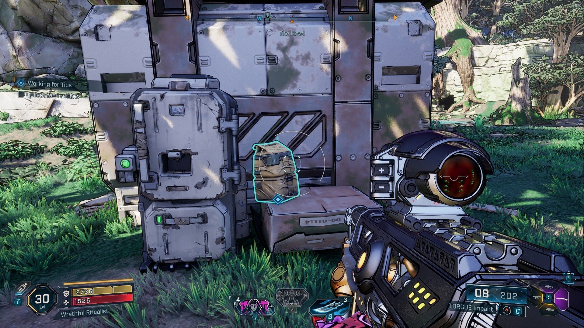 Collect the ration from a nearby container (Image via 2K)