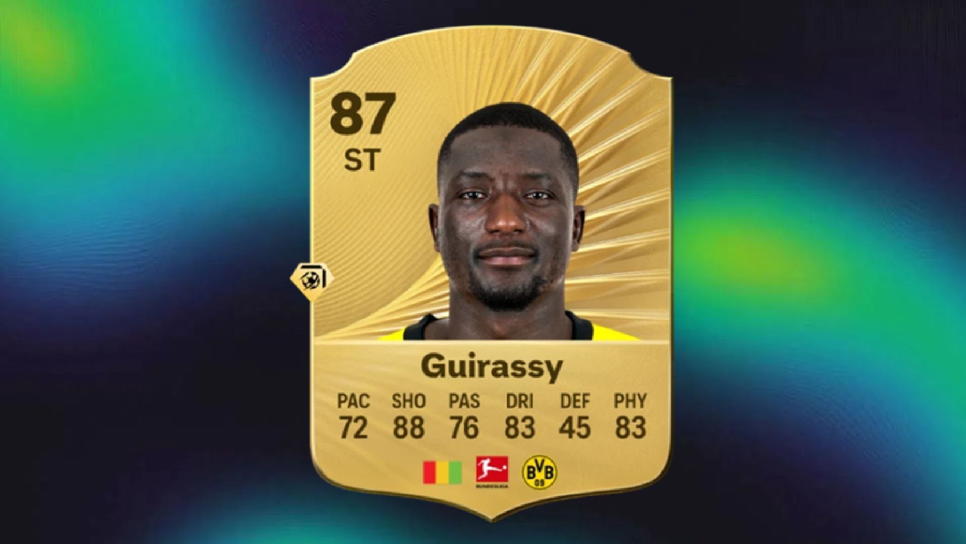 Borussia Dortmund depends on Serhou Guirassy&#039;s scoring abilities (Image via EA Sports)