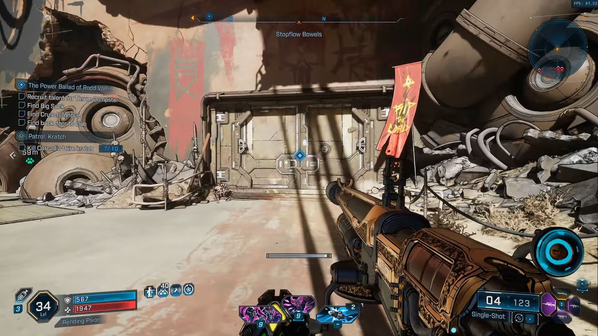 This is a very sloppy location for a hideout&#039;s backdoor entrance (Image via 2K Games/YouTube@WoWQuests)