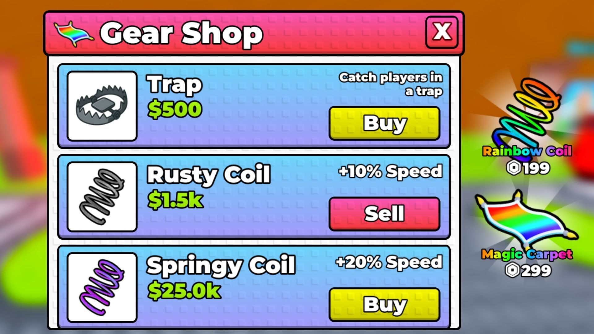 The Gear Shop (Image via Roblox)