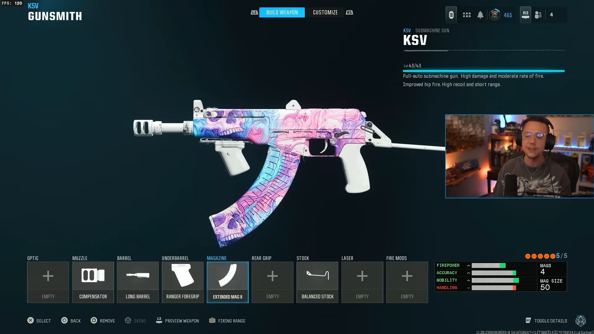 KSV Warzone meta loadout (Image via Activision and YouTube/WhosImmortal)