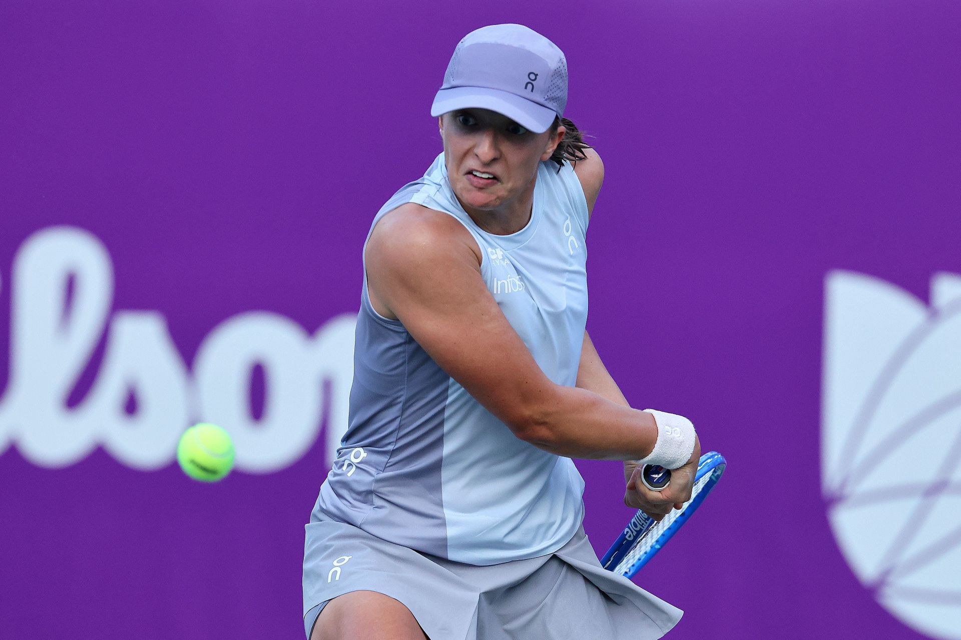 Iga Swiatek at the Korea Open 2025. (Photo: Getty)