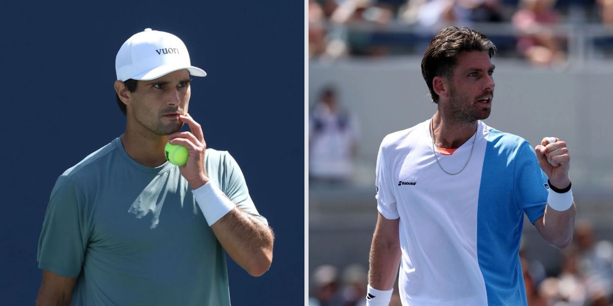 Marcos Giron and Cameron Norrie at the Chengdu Open - Image Source - Getty 