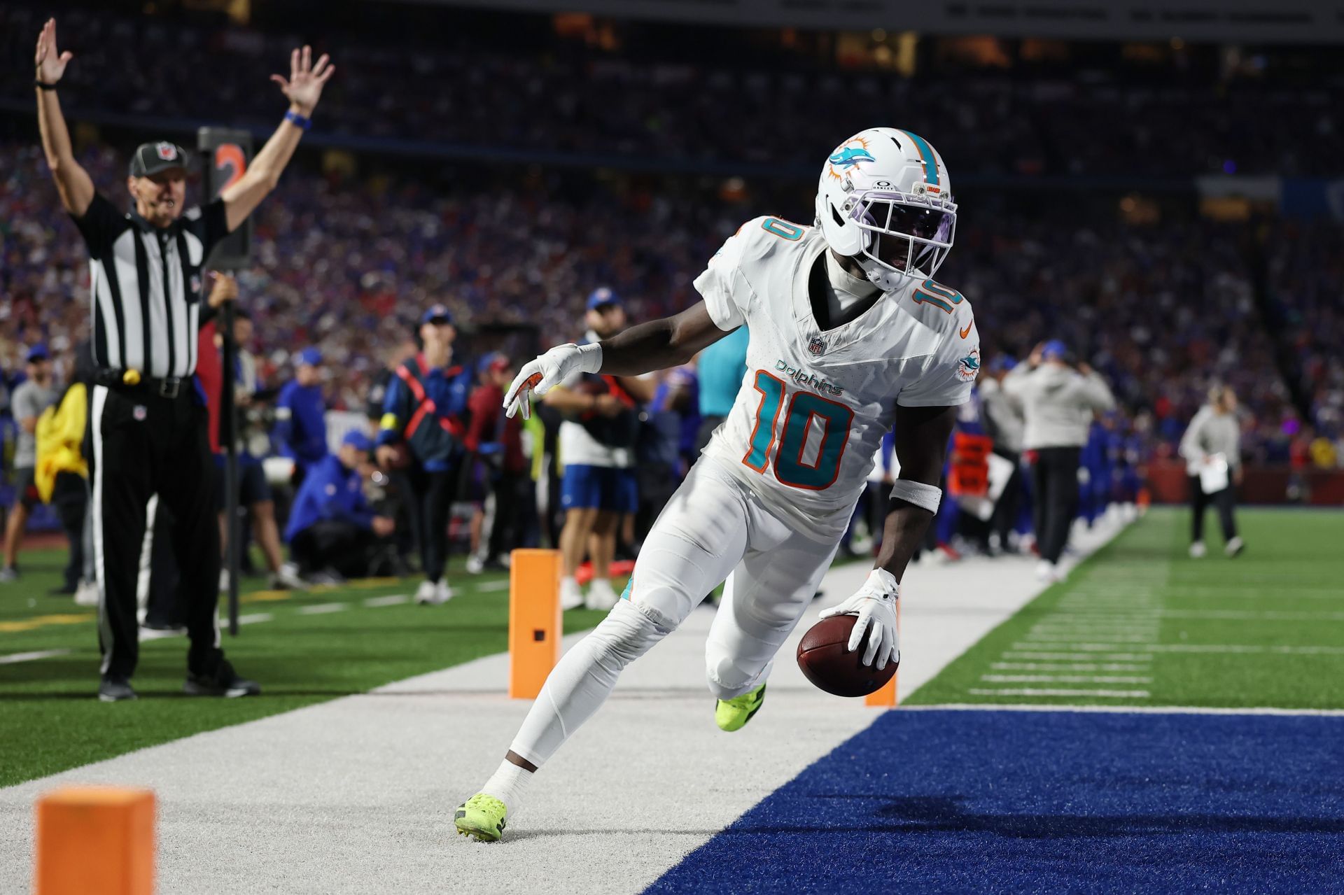 Hill at Miami Dolphins v Buffalo Bills - NFL 2025 - Source: Getty