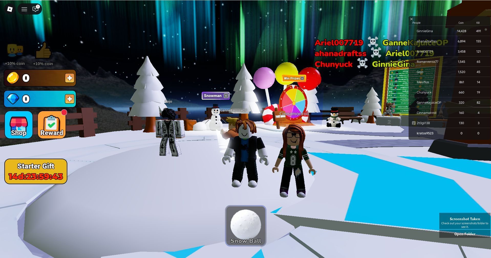 Claim free coins in the game (Image via Roblox)