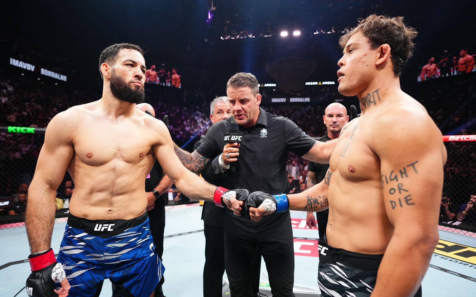 UFC Paris main event. [Image courtesy: Getty]