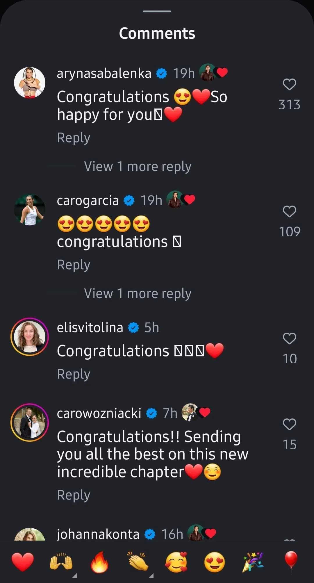 Screengrab from Garbine Muguruza&#039;s Instagram @garbimuguruza