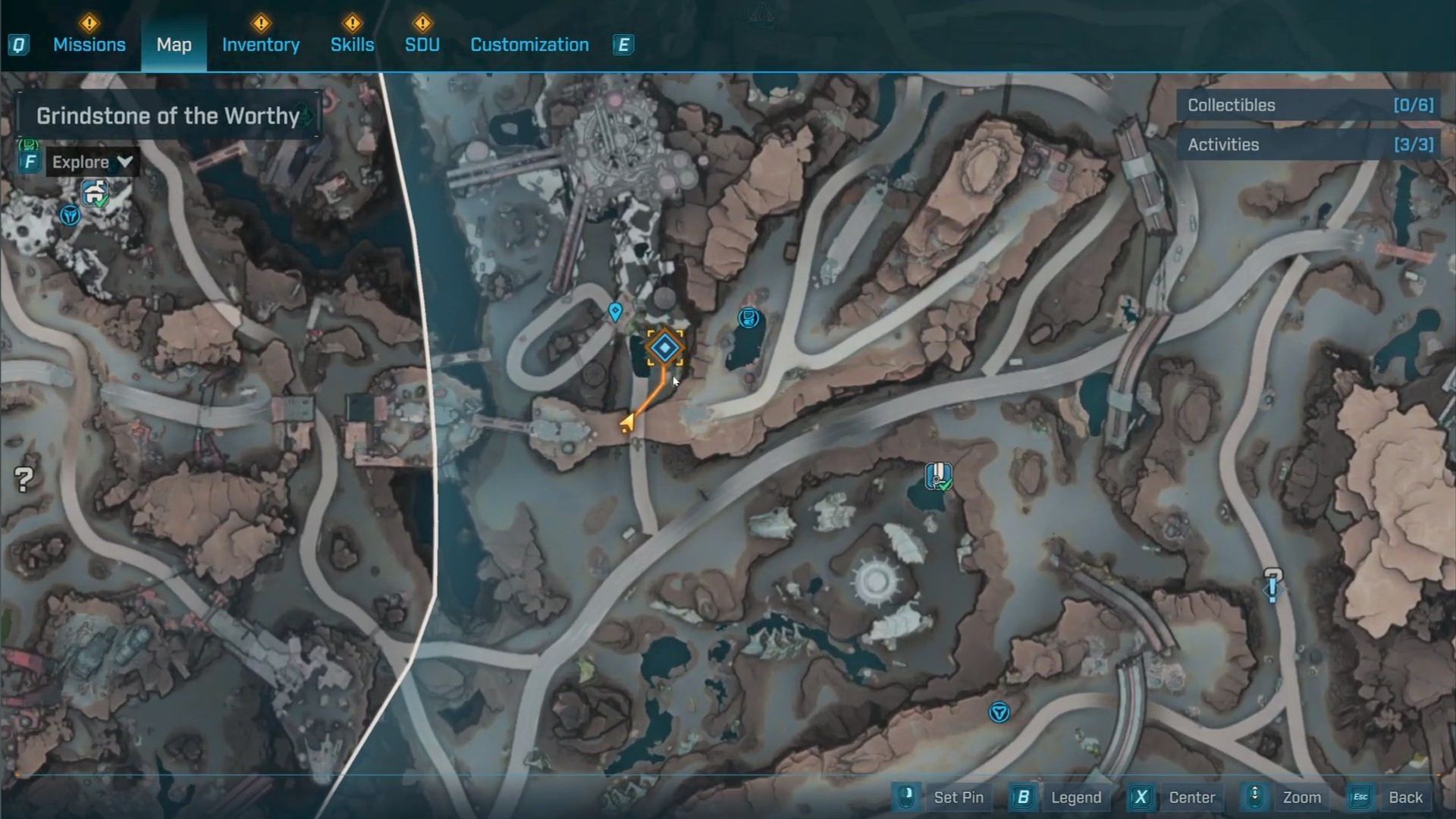 This log is located near The Tenterhooks in Carcadia Burn (Image via Gearbox Software)