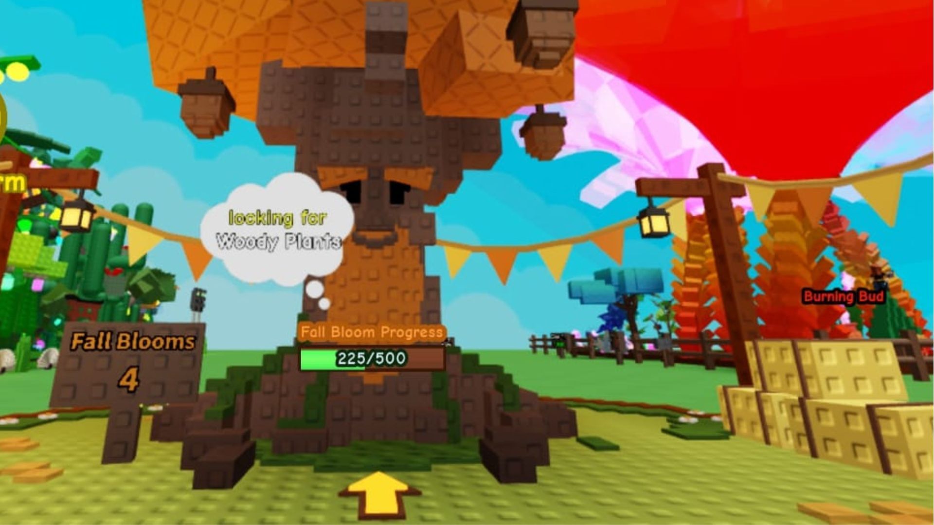 The Harvest Spirit NPC (Image via Roblox)