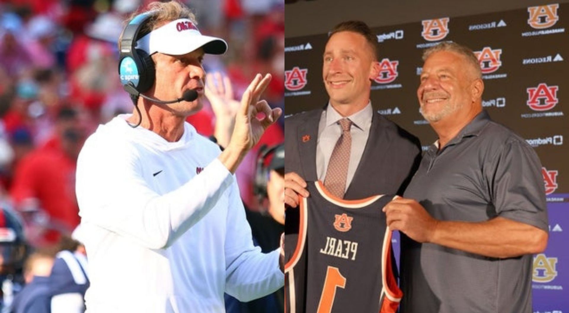Bruce Pearl &amp; son Steven,  Lane Kiffin (Souce- Getty)