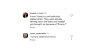 Fans react as Trump criticizes Alabama following the loss against FSU
