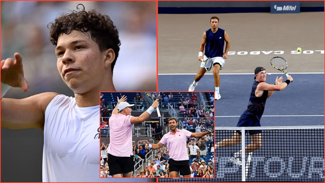 Ben Shelton calls for 'hype' around last remaining American duo Robert Cash & JJ Tracy as college stars reach US Open doubles SF