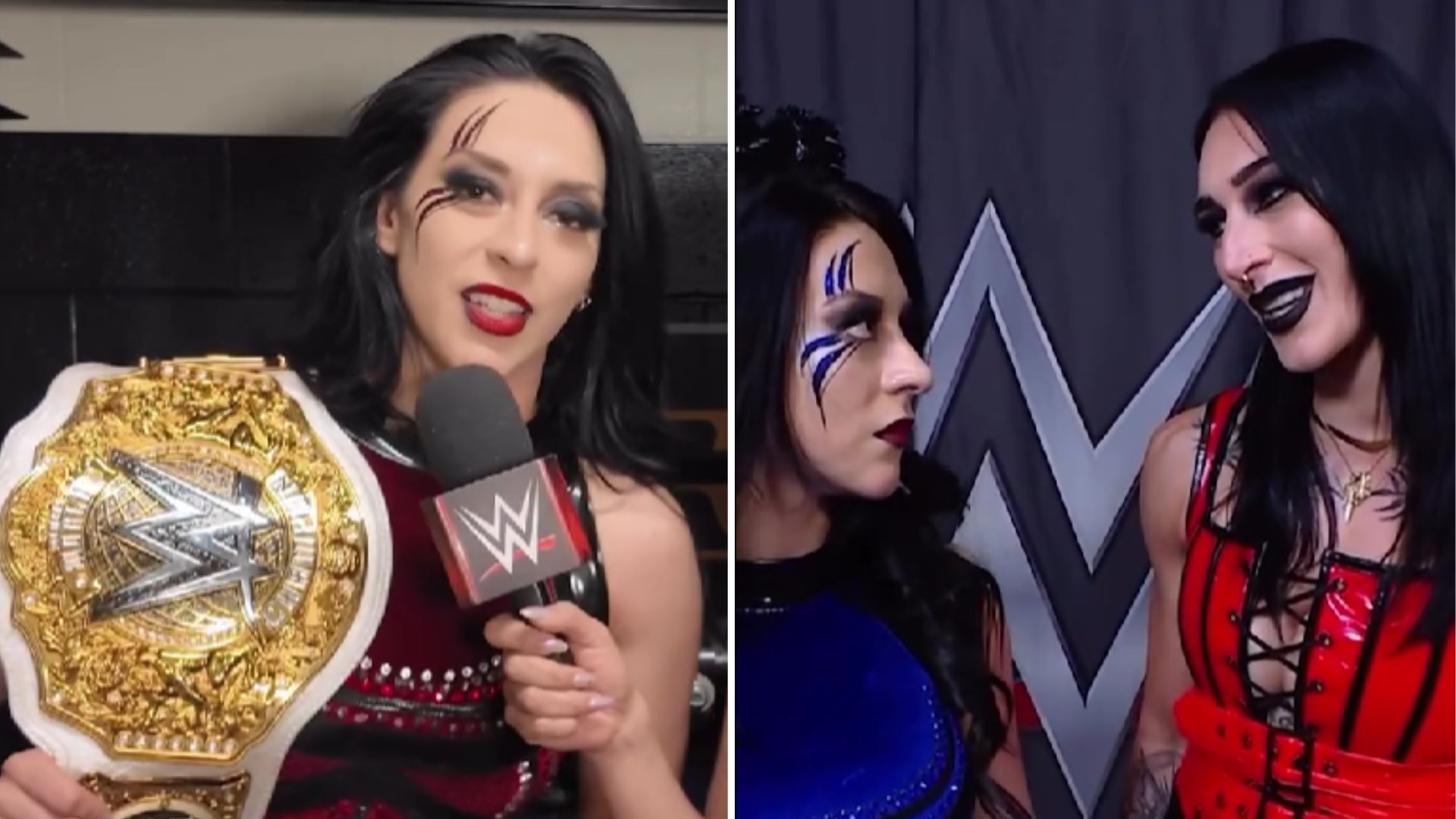 Stephanie Vaquer and Rhea Ripley currently perform on RAW [Image credits: WWE