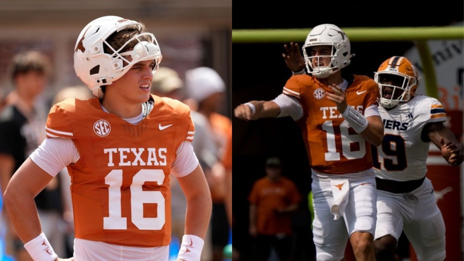 Texas quarterback Arch Manning (Image Source: IMAGN)