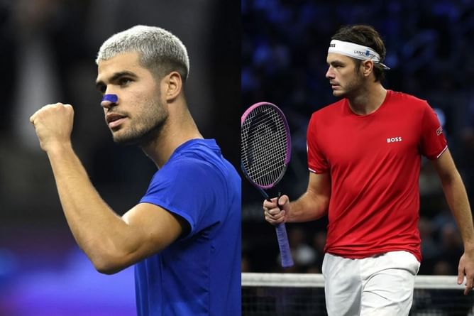 "It was a tough night" - Carlos Alcaraz reveals how he overcame his shock loss to Taylor Fritz to end Laver Cup run with a win