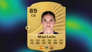 Mapi Leon has the same defense rating as Van Dijk (image using EA Sports)