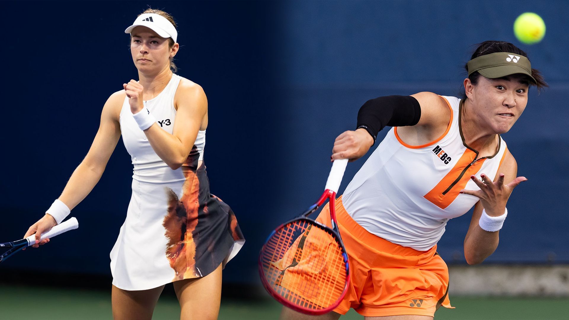Katie Volynets (L) and Chenting Zhu (R) (Image Source: Getty (L) and IMAGN (R))