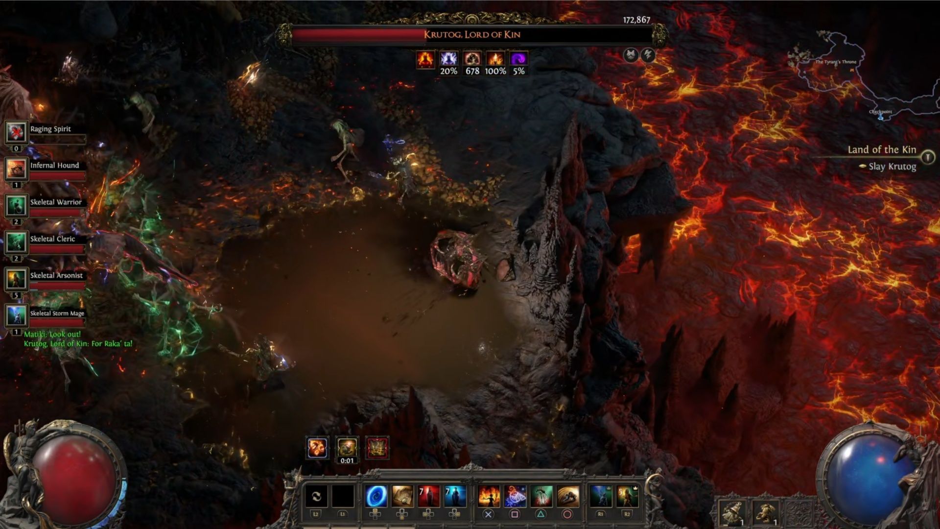 See that gross brown puddle I'm rolling through? Constant damage. (Image via GGG)