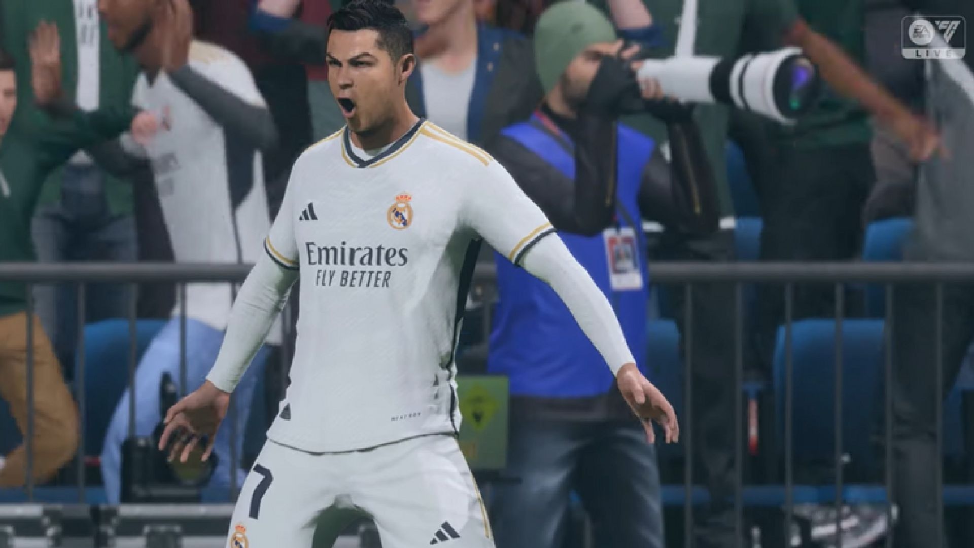 Siuu celebration in EA FC 26