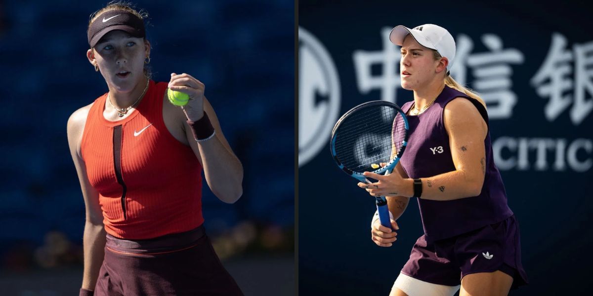 Mirra Andreeva vs Sonay Kartal is one of the fourth-round matches at the China Open 2025. (photos: Getty)