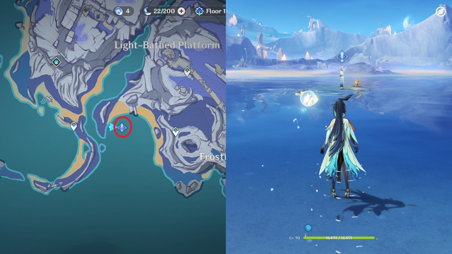 Talk to Pekkani in Hiisi Island to start the Gift of the Mirage quest (Image via HoYoverse)