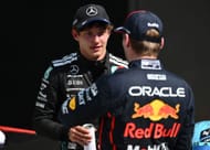 Andrea Kimi Antonelli with Max Verstappen at the F1 Grand Prix of Canada - Source: Getty
