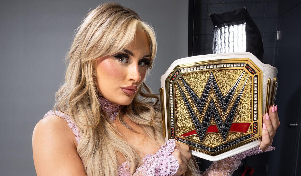 Tiffany Stratton with Championship! [Image credits: WWE.com]
